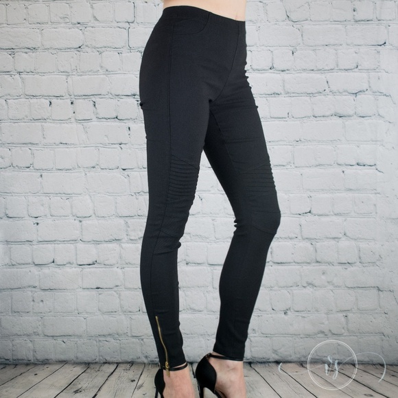 Back In Black Plus Size Moto Jeggings Size 2X NEW - Picture 2 of 8